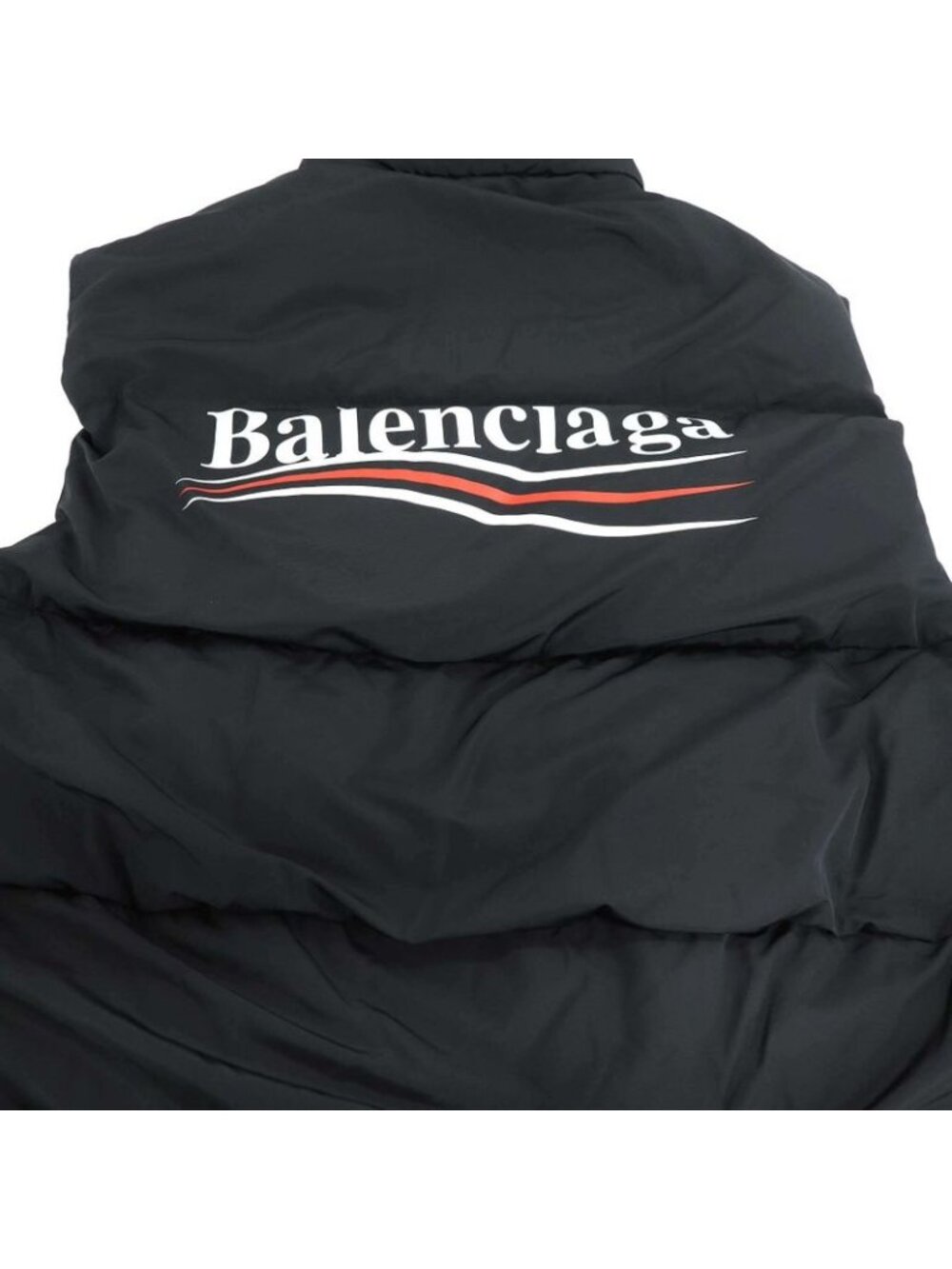 Balenciaga Political Campaign Padded Gilet Logo Vest - Picture 9 of 9